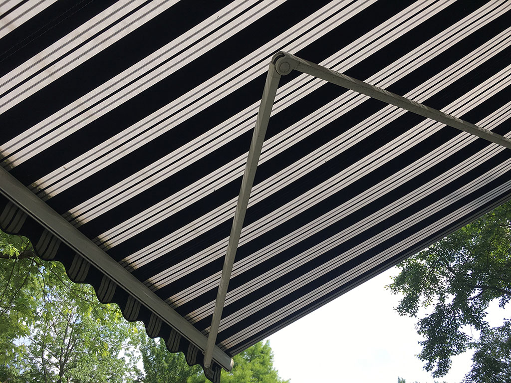 awning installation patio outdoors